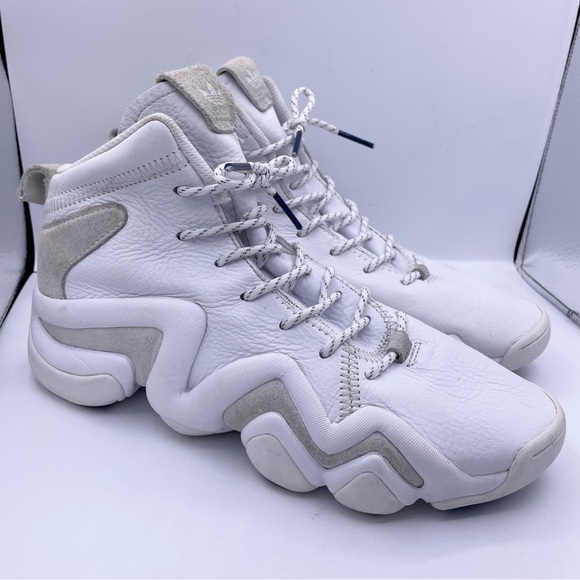 Adidas hi-top crazy 8 adv white running original sneakers Size 7 - Picture 10 of 12